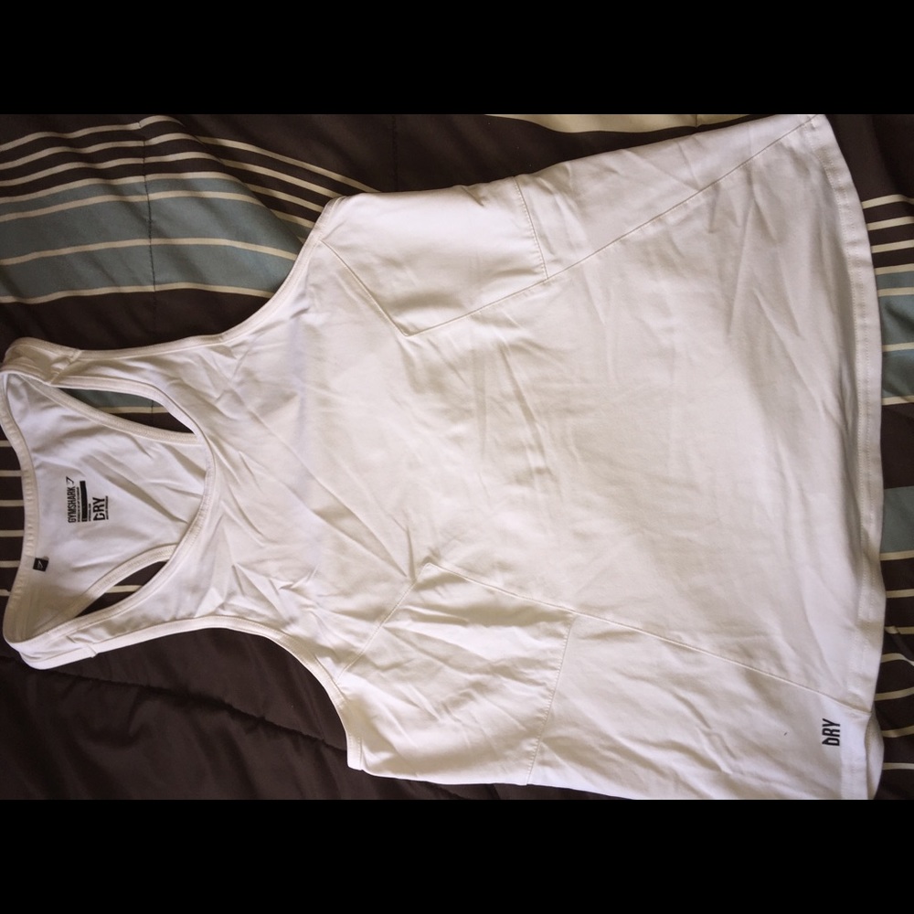 Gymshark Dry Fit men’s stringer white large
